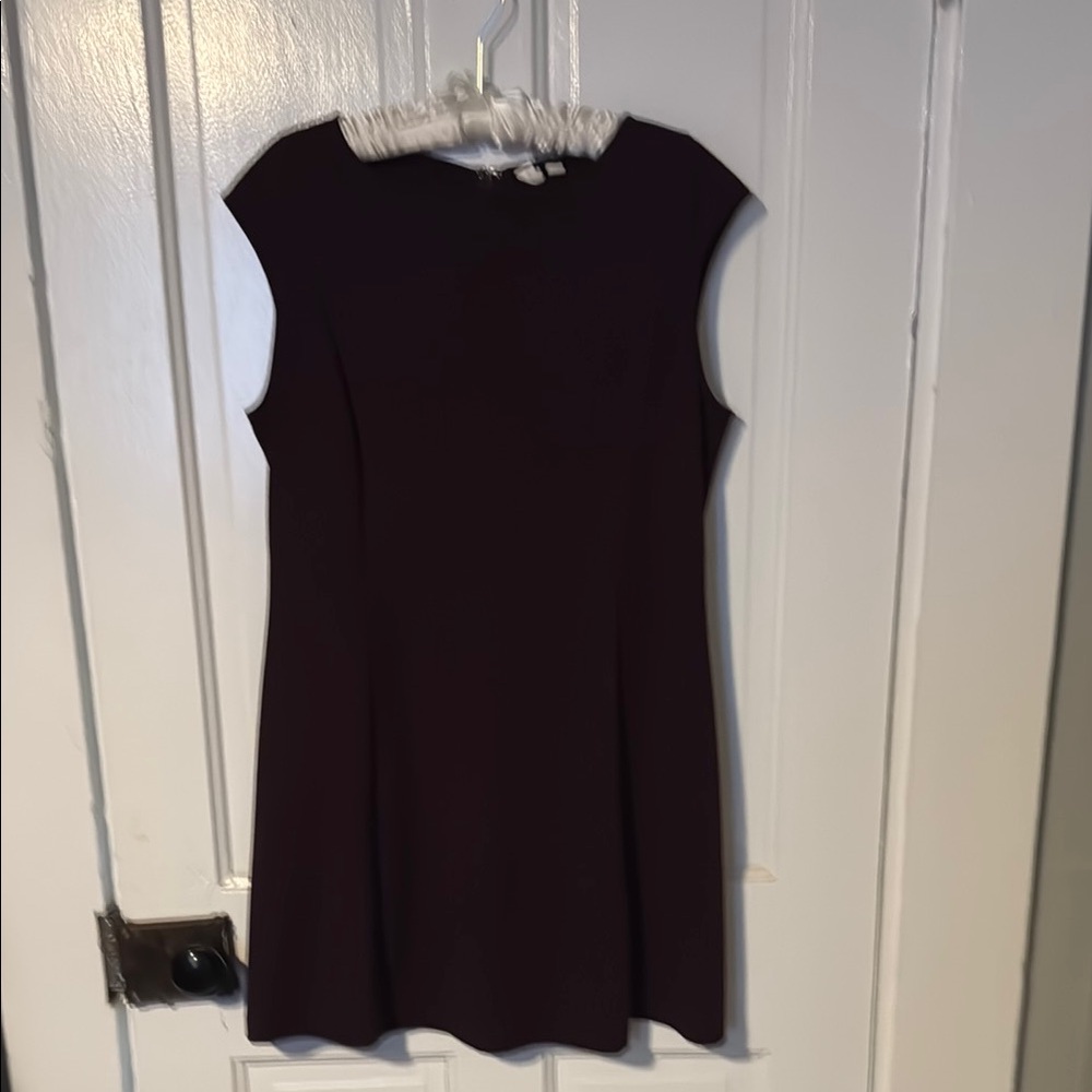 GAP Purple Sheath Mini Dress Crew Neck Sleeveless